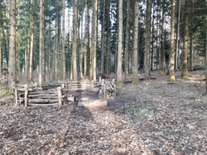 Unser Platz im Wald mit Waldsofa